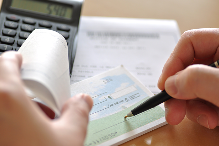 Writing a check