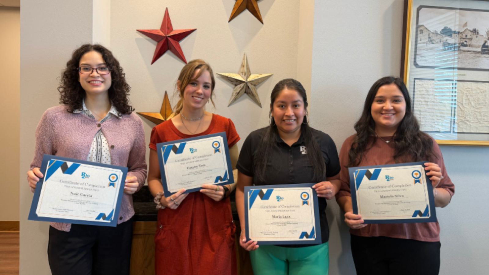 Employee recognition photo