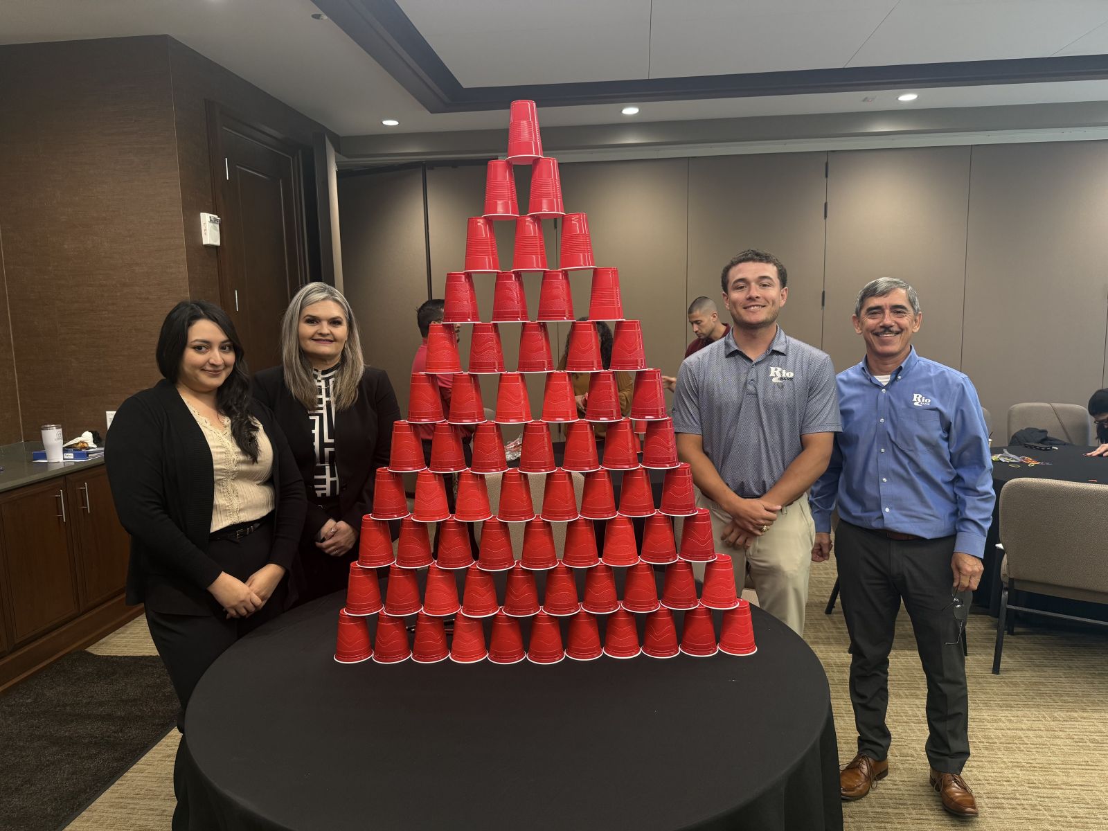 Rio Bank employees participating in training and development